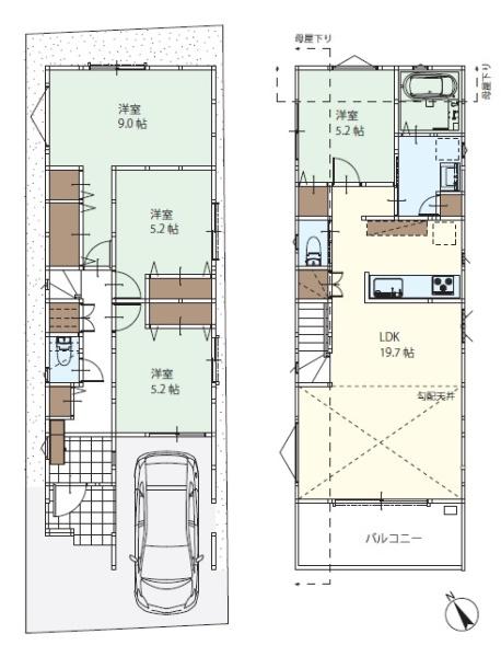 横浜市港北区高田東１丁目の新築一戸建