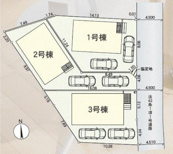 綾瀬市上土棚北３丁目の新築一戸建