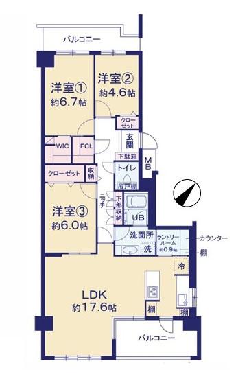 リジェンヌ京町３号棟
