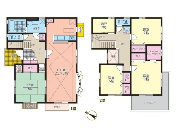 横浜市都筑区川和台の中古一戸建