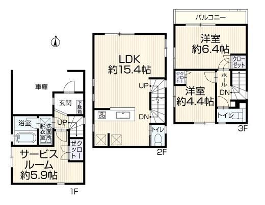 横浜市鶴見区下末吉３丁目の中古一戸建