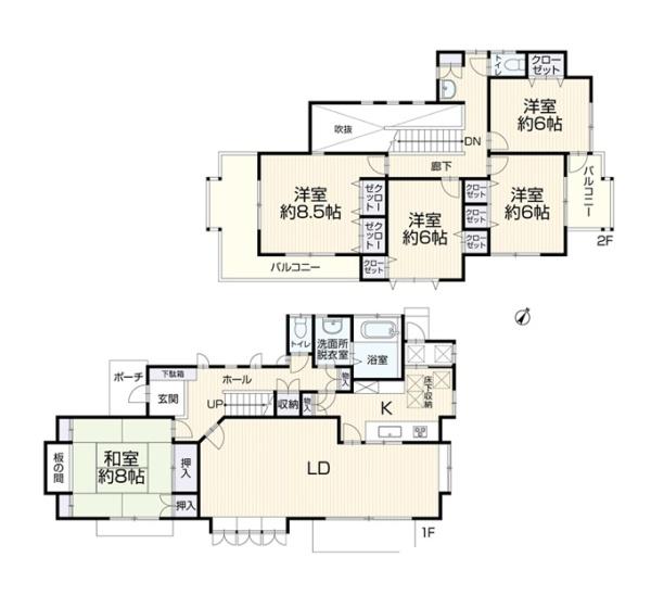 厚木市毛利台２丁目の中古一戸建