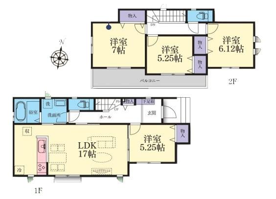 綾瀬市綾西２丁目の新築一戸建