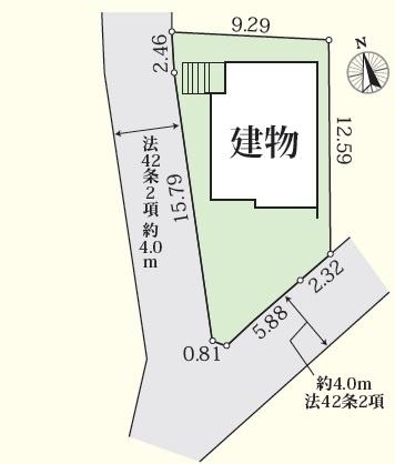 横浜市泉区和泉中央北2丁目の新築一戸建(区画図)