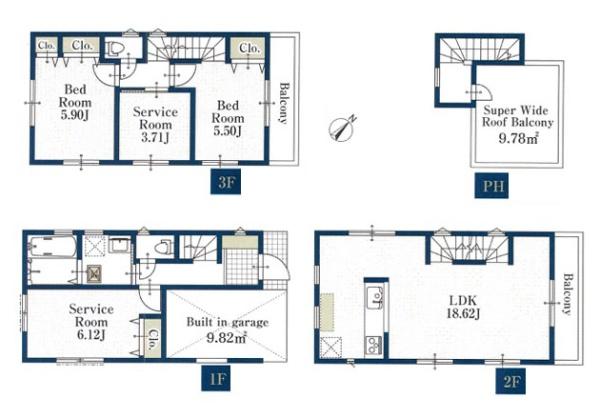 川崎市川崎区四谷上町の新築一戸建