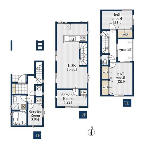 横浜市鶴見区仲通1丁目の新築一戸建