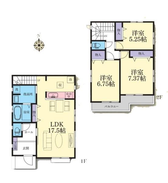 大和市福田８丁目の新築一戸建