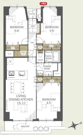 第3大船パークタウンG棟