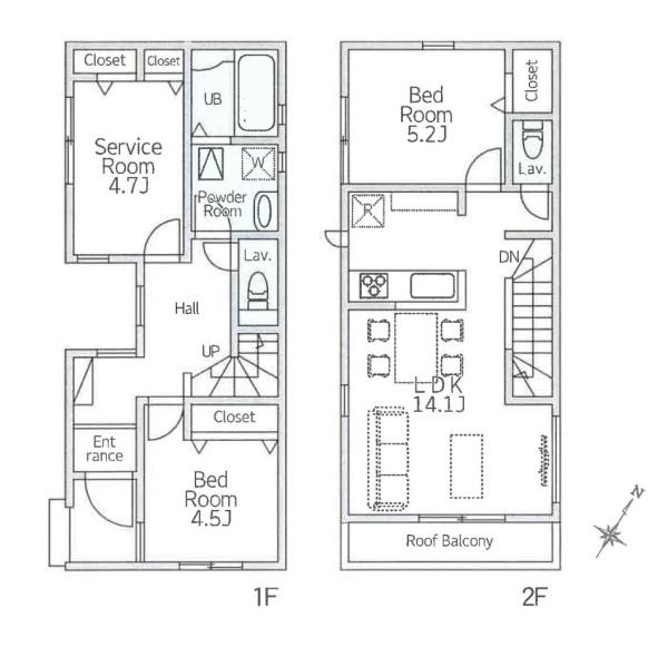 大和市西鶴間2丁目の新築一戸建