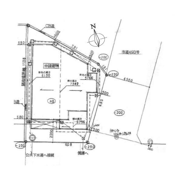 海老名市社家3丁目の中古一戸建て(区画図)