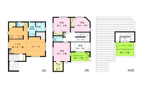 大和市深見西3丁目の新築一戸建