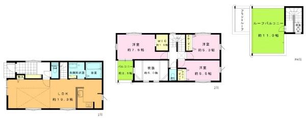 大和市上草柳６丁目の新築一戸建
