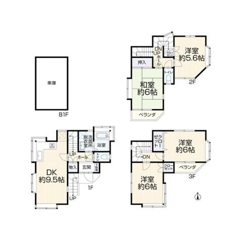 川崎市麻生区東百合丘２丁目の中古一戸建