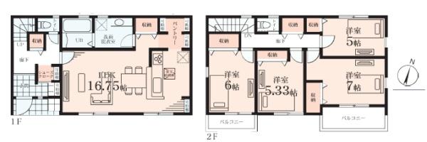 大和市南林間７丁目の新築一戸建