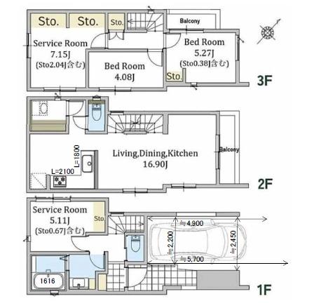 川崎市宮前区土橋５丁目の新築一戸建