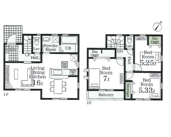 大和市上和田の新築一戸建