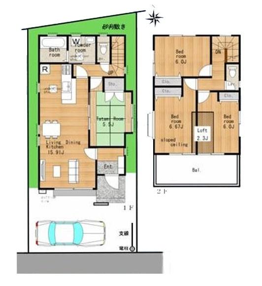 綾瀬市落合南４丁目の中古一戸建