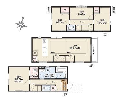川崎市高津区梶ケ谷３丁目の新築一戸建