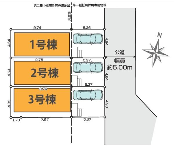 川崎市高津区梶ケ谷３丁目の新築一戸建