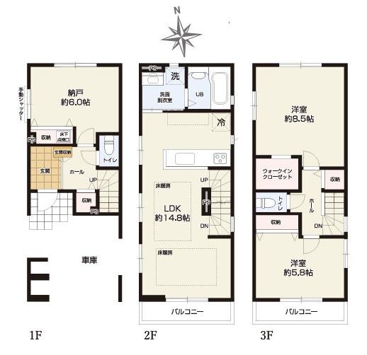 川崎市中原区苅宿の新築一戸建