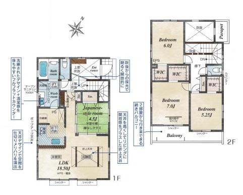町田市木曽西３丁目の新築一戸建