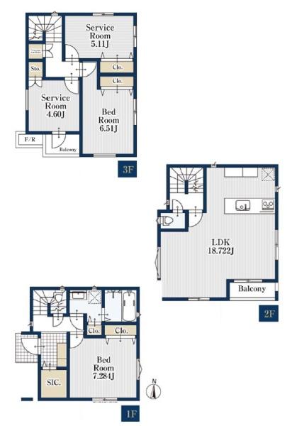 大和市中央５丁目の新築一戸建