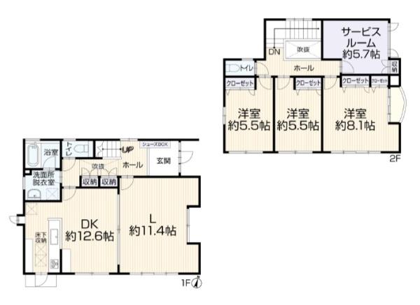 横浜市南区永田台の中古一戸建
