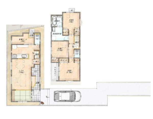 茅ヶ崎市菱沼３丁目の新築一戸建