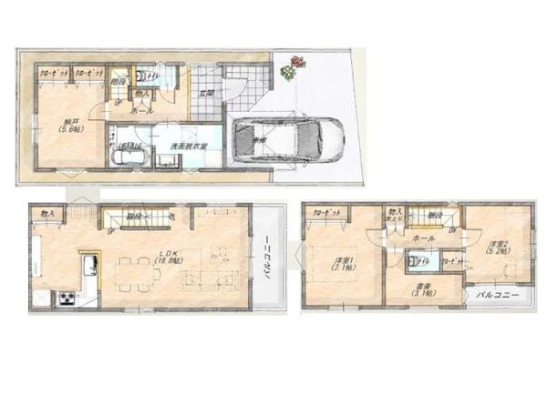 茅ヶ崎市菱沼３丁目の新築一戸建