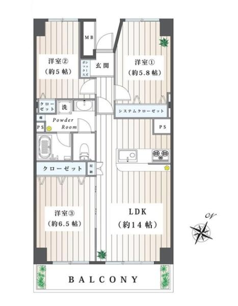 横浜パークタウン F棟