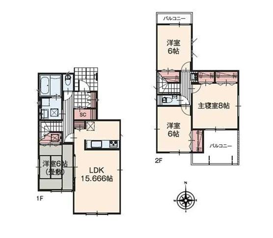 平塚市徳延２丁目の新築一戸建