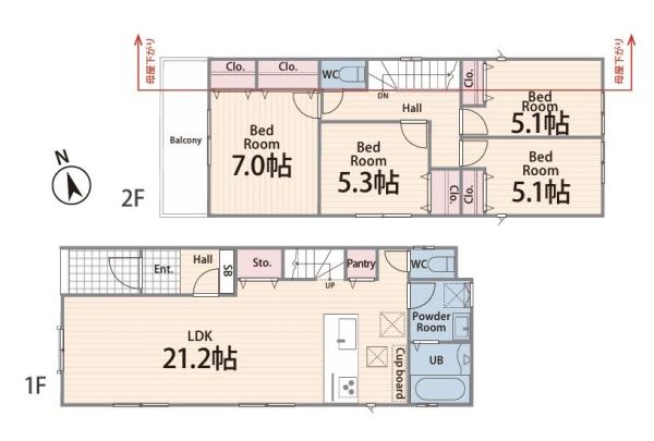 川崎市宮前区東有馬2丁目の新築一戸建