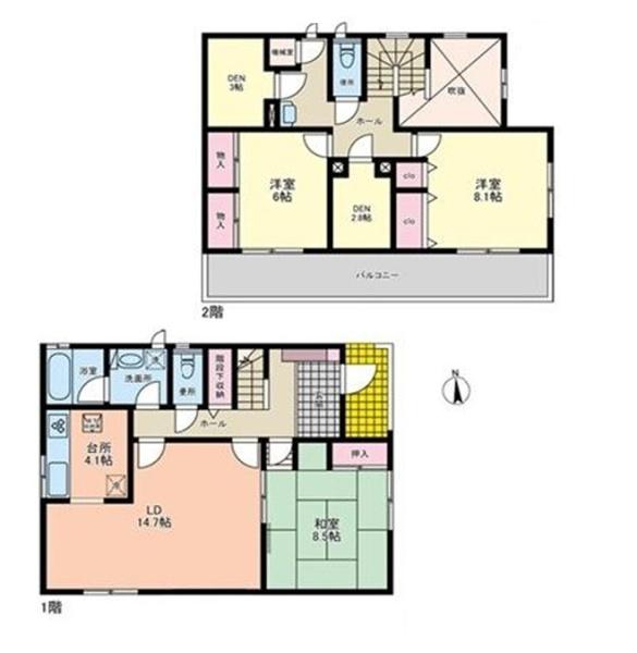 横浜市中区豆口台の中古一戸建