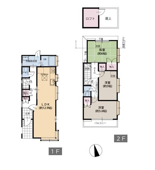 横浜市神奈川区六角橋6丁目の中古一戸建