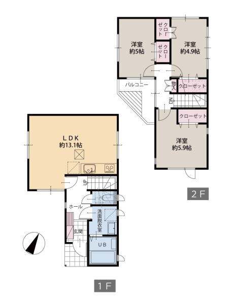 綾瀬市上土棚南２丁目の中古一戸建