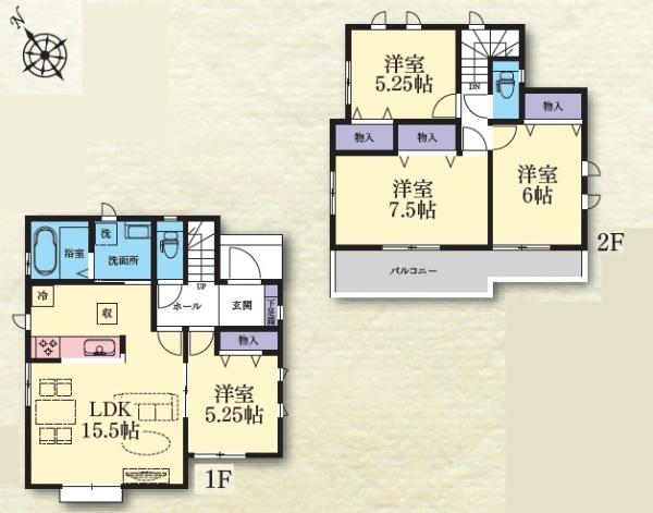 相模原市南区西大沼３丁目の新築一戸建
