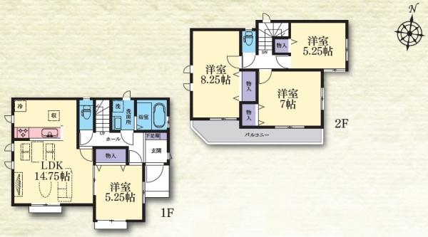 大和市福田５丁目の新築一戸建
