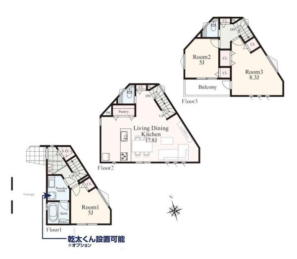 横浜市西区境之谷の新築一戸建
