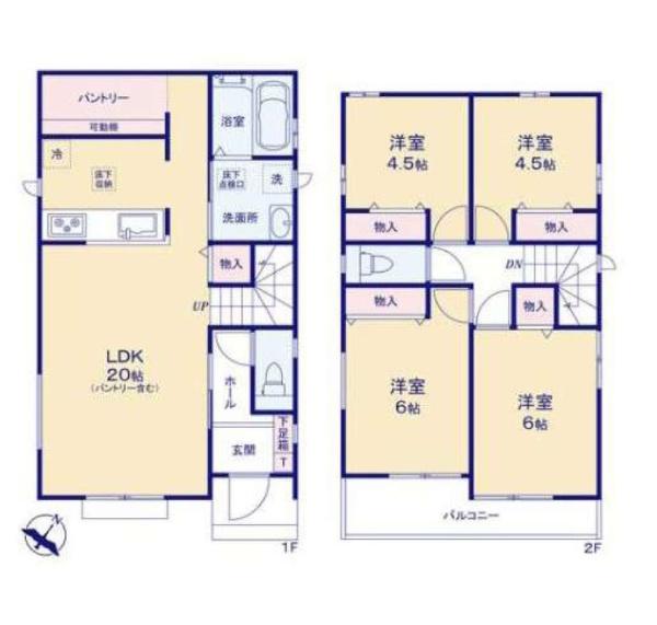 座間市ひばりが丘２丁目の新築一戸建