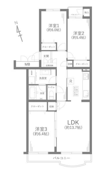 港南台プリンスハイツ六号館第１棟