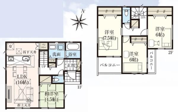 大和市中央林間西５丁目の新築一戸建