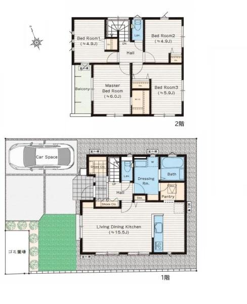 相模原市緑区東橋本３丁目の新築一戸建
