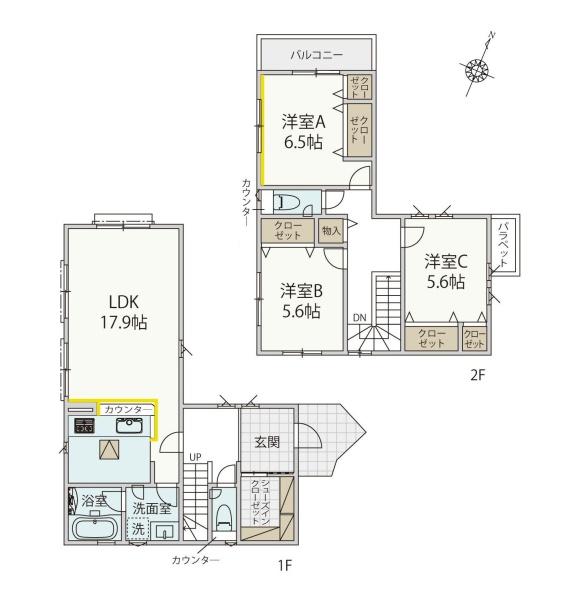 川崎市宮前区初山2丁目の新築一戸建