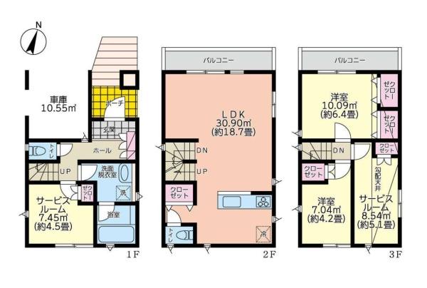 横浜市鶴見区下末吉５丁目の中古一戸建