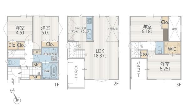 藤沢市鵠沼神明３丁目の新築一戸建