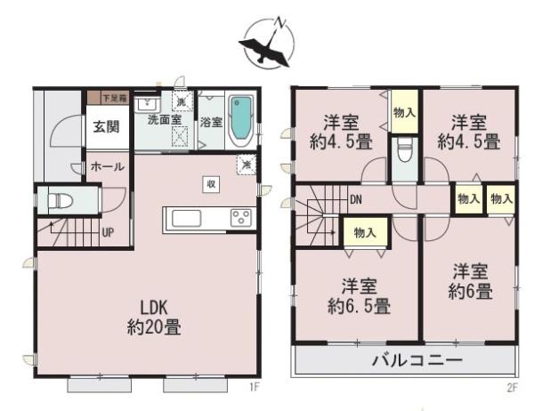 大和市上草柳2丁目の新築一戸建