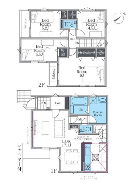 茅ヶ崎市南湖４丁目の新築一戸建