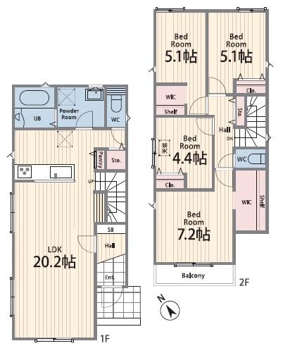 大和市福田５丁目の新築一戸建