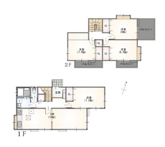 横浜市港北区仲手原2丁目の中古一戸建