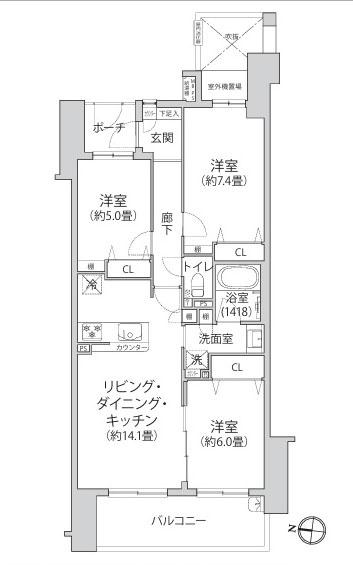 クリオ平塚龍城ケ丘壱番館